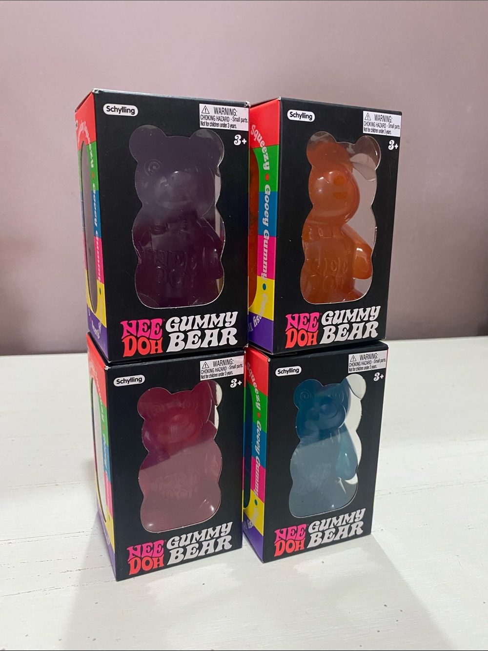 Nee Doh - Gummy Bear Squishy Set (4)